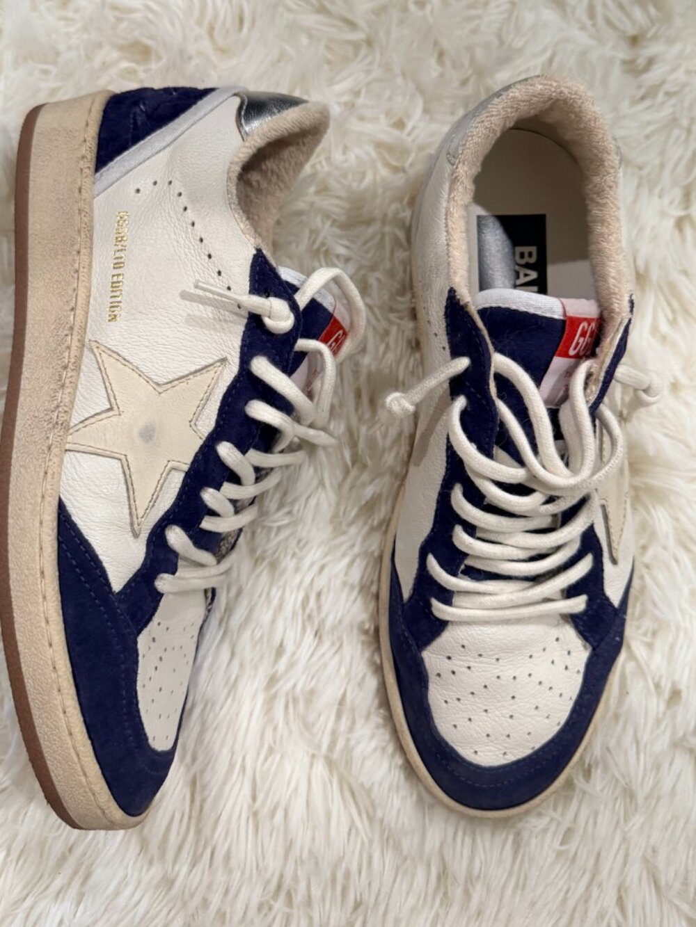Golden Goose Ball Star LTD in nappa leather and suede